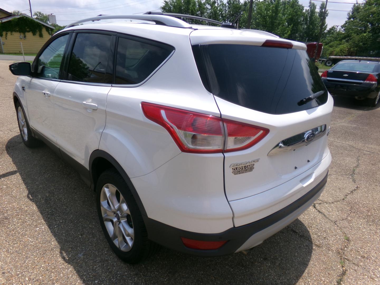 2015 White /Tan Ford Escape Titanium (1FMCU0JX9FU) with an 2.0L Ecoboost engine, automatic transmission, located at 401 First NE, Bearden, AR, 71720, (870) 687-3414, 33.726528, -92.611519 - Photo#2